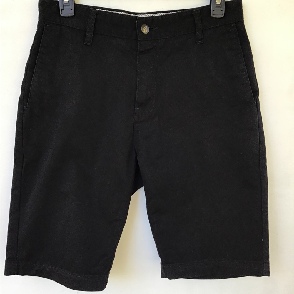 Volcom corpo class chino shorts men’s 28, black - Picture 1 of 9